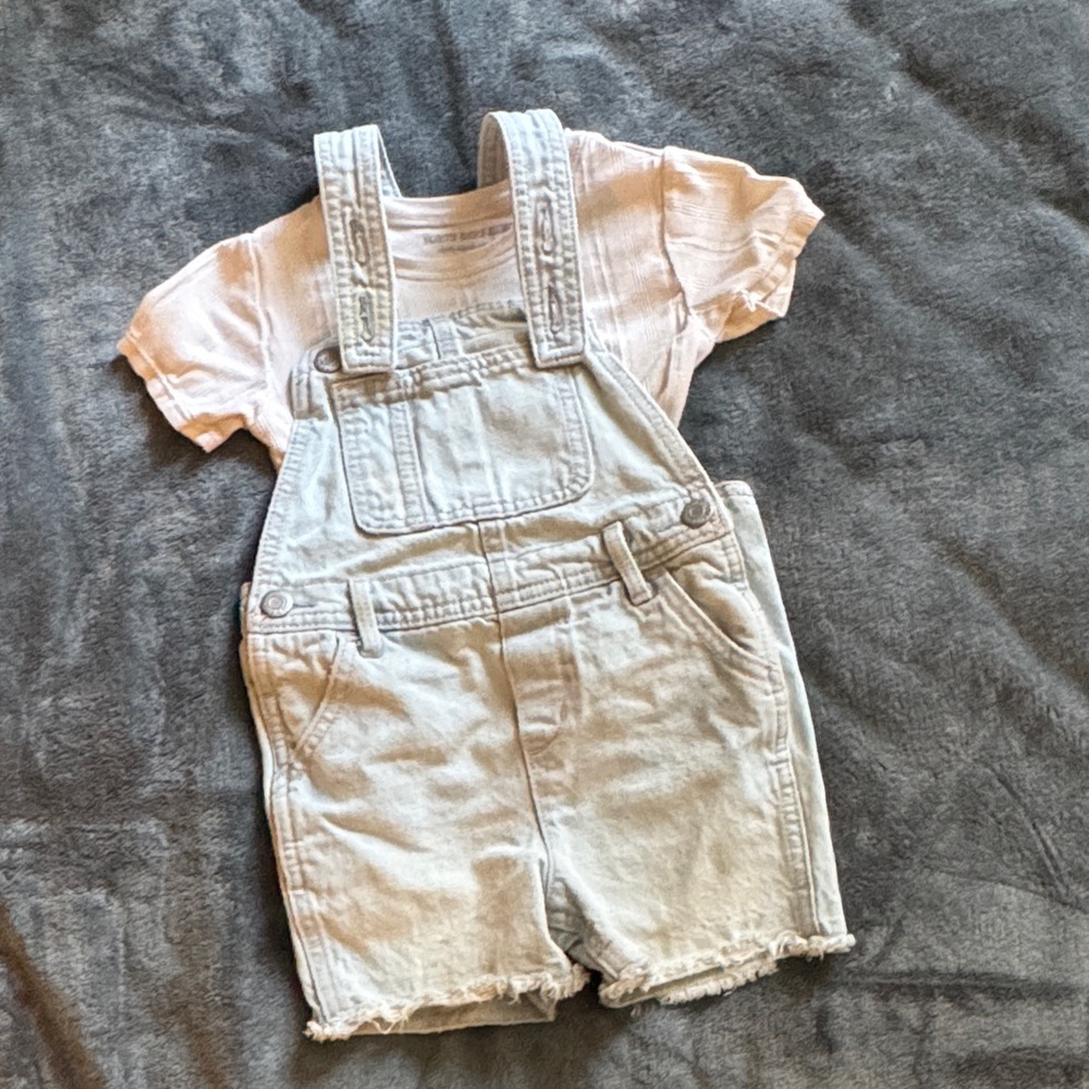 Old Navy Light Blue Kids Overalls